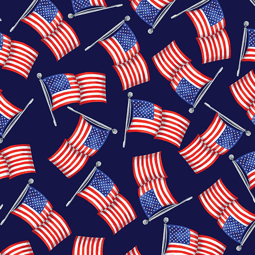 USA Flags Navy