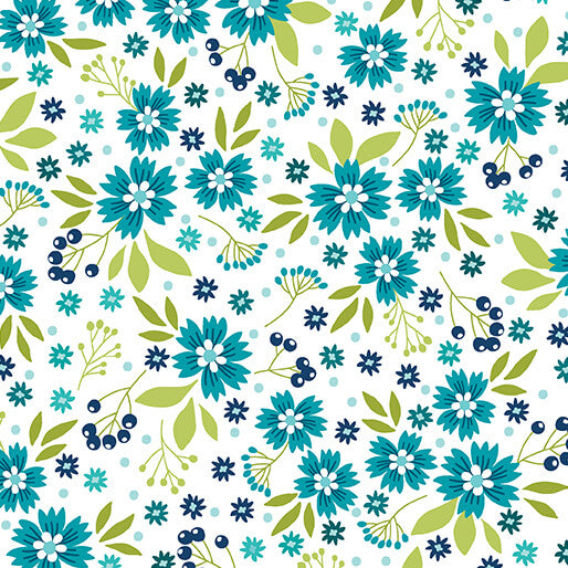 Poppies Aqua