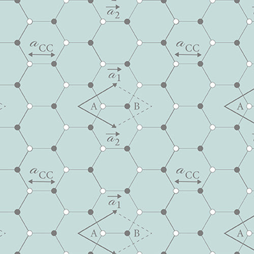 Pre Order Ship June Hexagons Aqua