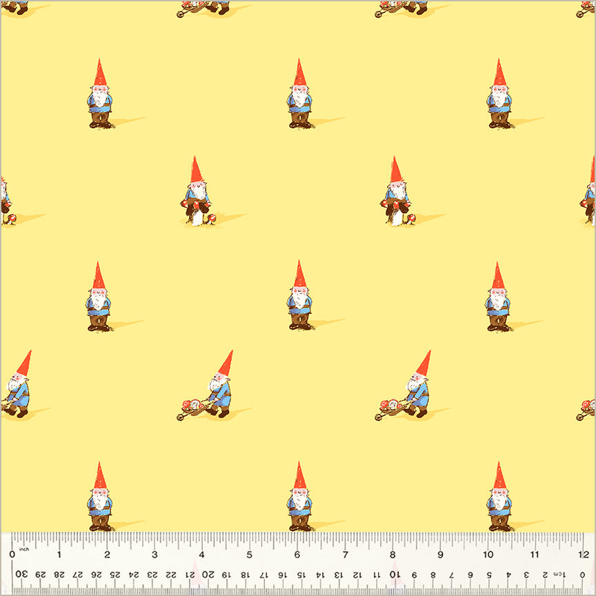 Heather Ross Gnomes Yellow
