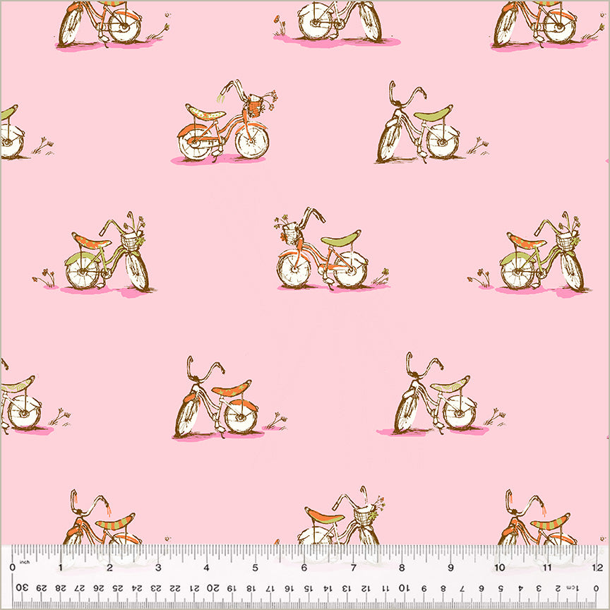 Heather Ross Pink Bicycle