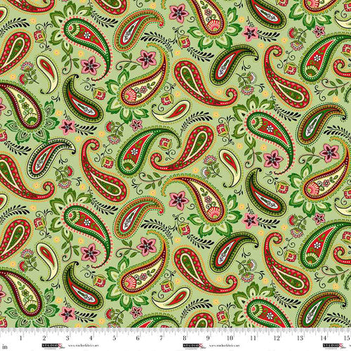 Pre Order Ships In August Green Multi Paisley
