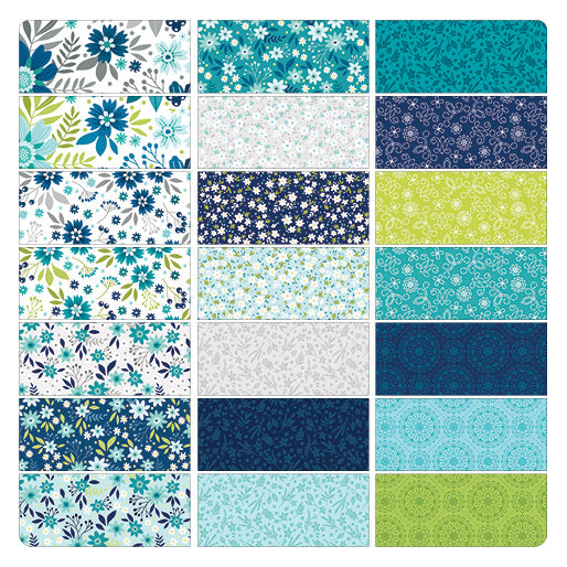 Among The WIldFlowers II Fat Quarter Bundle 21 Prints