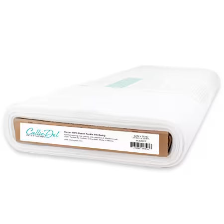 Woven 100% Cotton Fusible Interfacing By The Yard