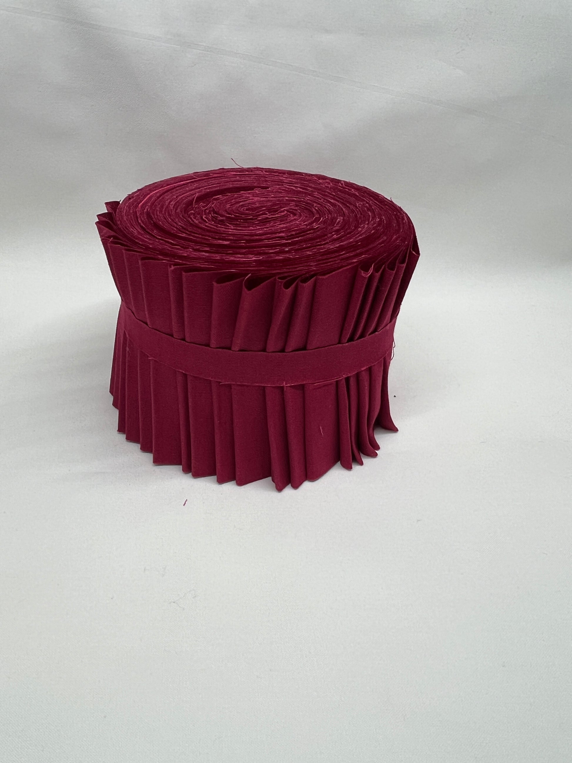 Superior Solids Jelly Roll 20 2.5" Strips Ruby