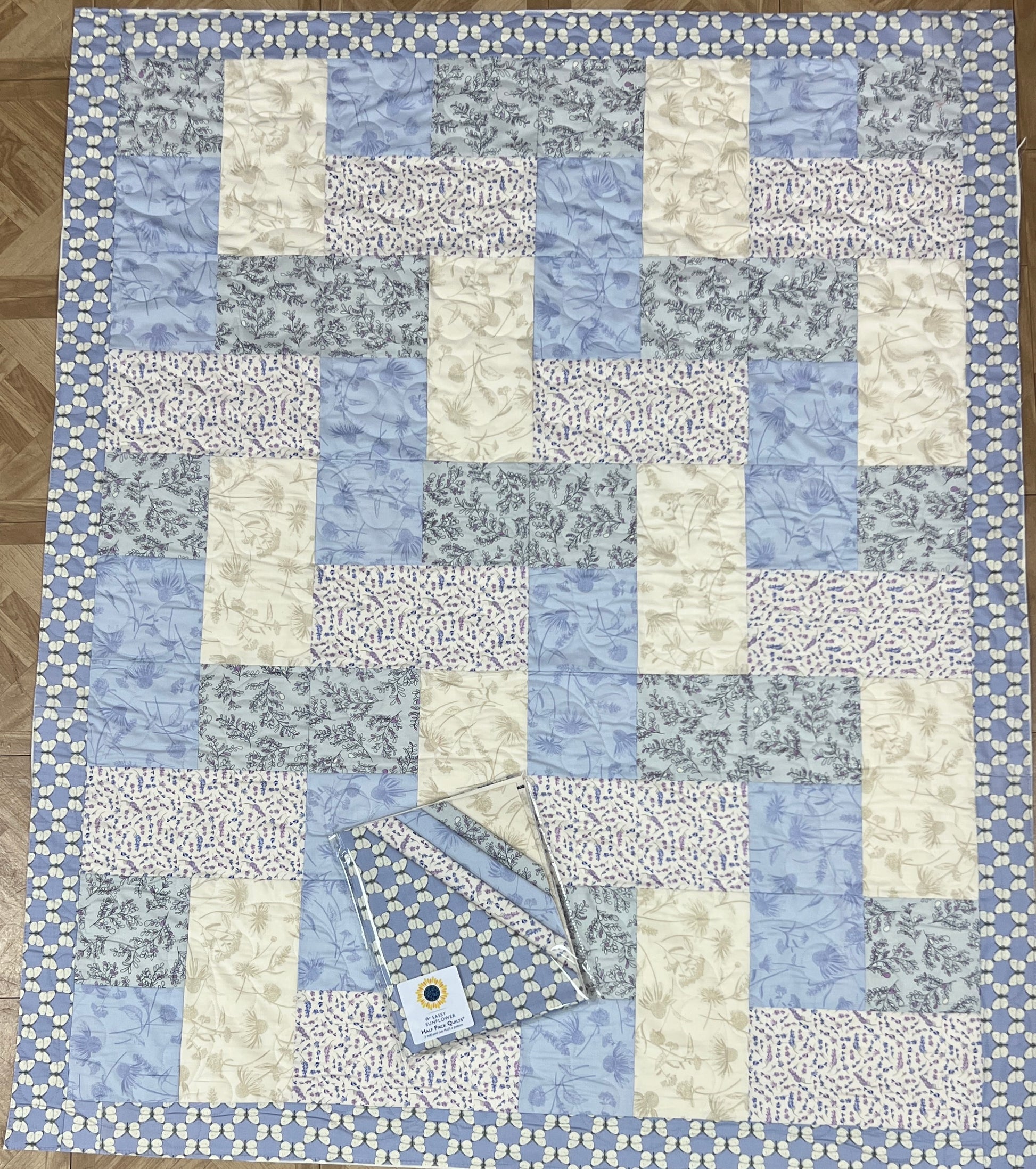 The Sassy Sunflower Picnic Basket Quilt Kit