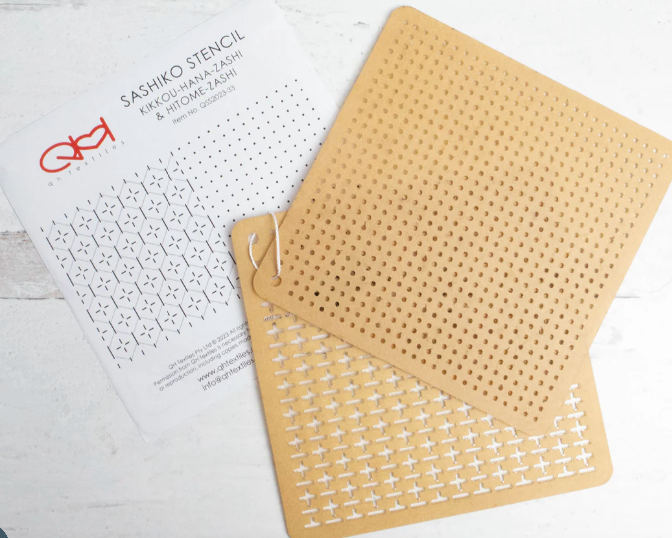 Sashiko Grid Stencil