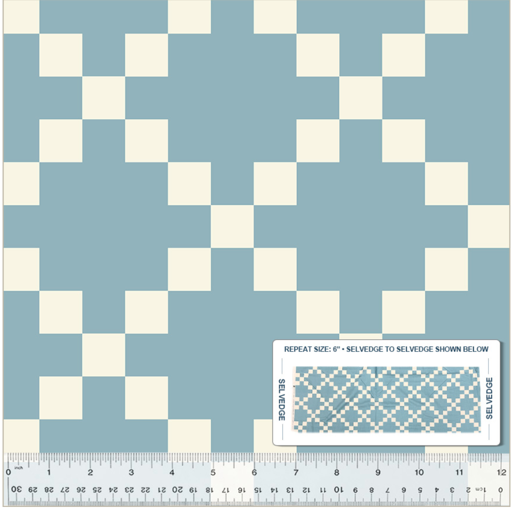 Windham Fabric Perfect Points By The Yard Nine Patch Perfect Points Nine Patch Blue