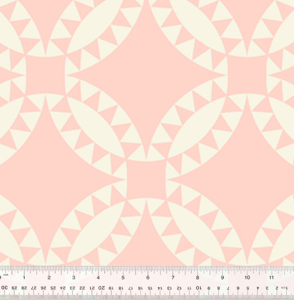 Pickle Dish 108" Quilt Back, Pickle Dish, Blush, Cotton