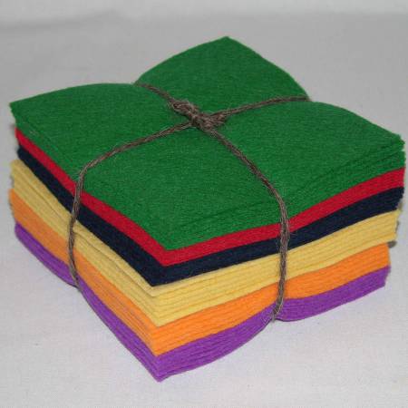 100% Wool Felt Charm Pack