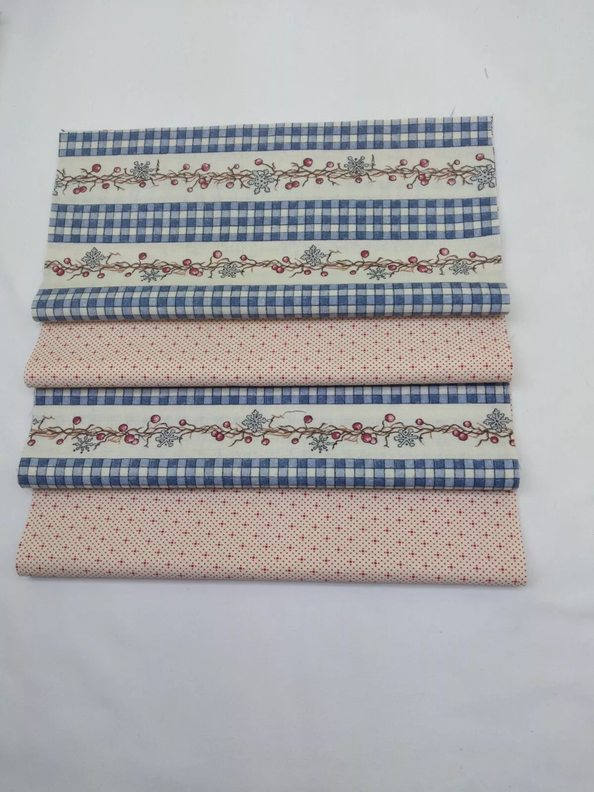 16 Pre Cut 10" Quilting Fabric Squares Winter Holiday