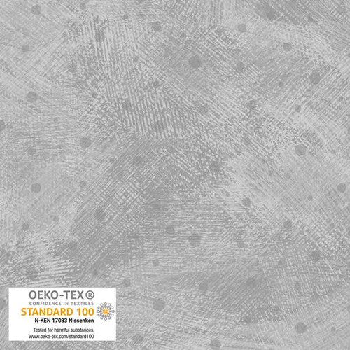 Stof Fabrics Blank S-Medley Gray With Dots
