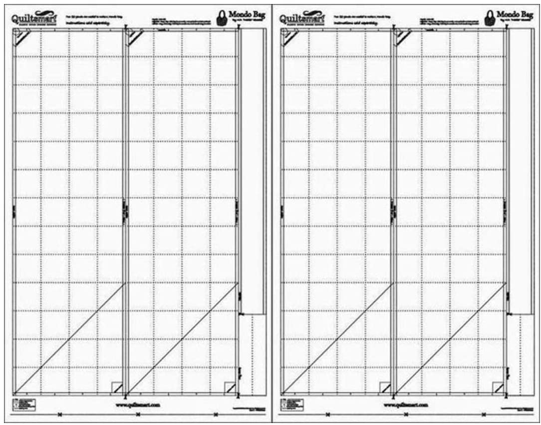 Mondo Bag Interfacing 2 panels by Quiltsmart Makes 1 Mondo Bag