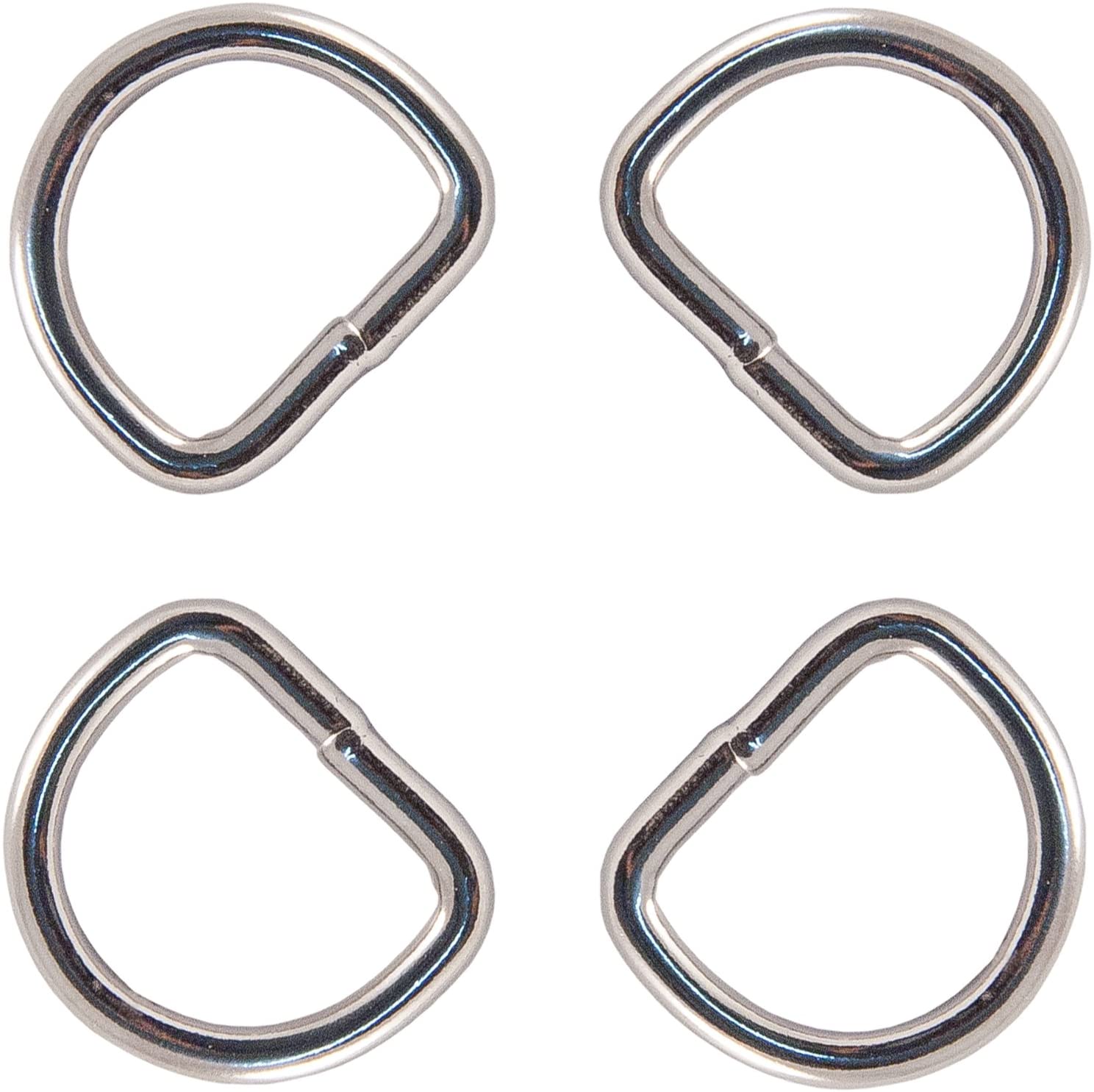 3/4" Inch D-Rings SET OF 4 Perfect For ByAnnie Patterns