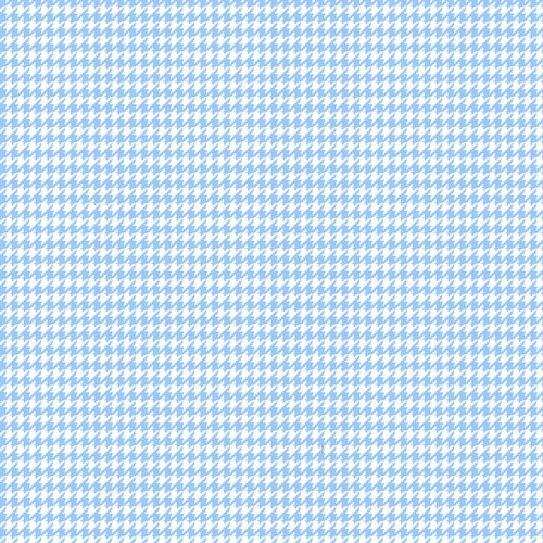 Hound Tooth Flannel- Blue