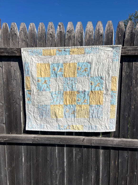 Circus Baby Quilt 27x30