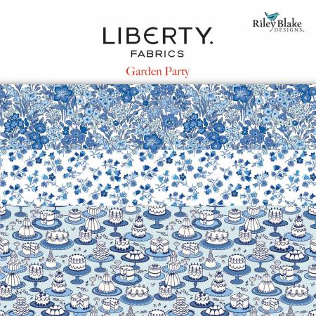 Liberty Garden Party Blue China Blooming Flowerbed Liberty Garden Party Blue China Blooming Flowerbed
