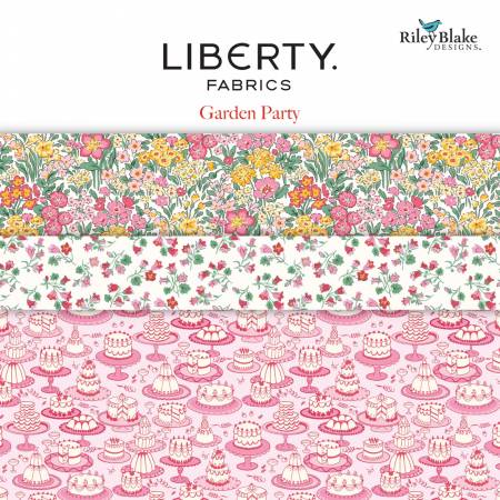 Riley Blake Liberty Of London Fabrics Garden Party Picnic Trifle 10 Inch Stacker, 42 Pcs.