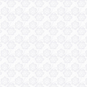 100% Cotton Quilting Fabric by the 1/2 Yard Benartex Buttercup White