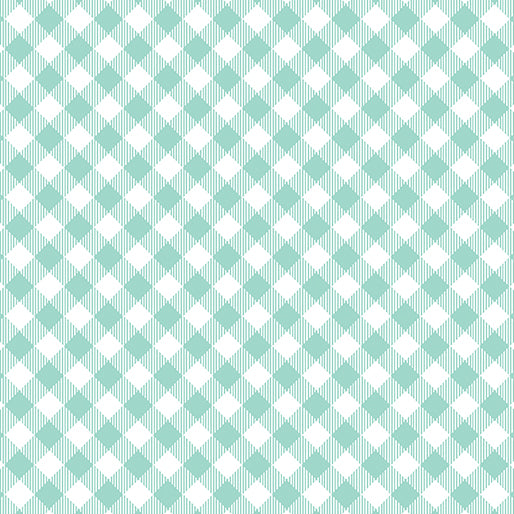 Gingham Plaid Aqua