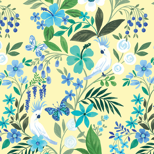 Capri Garden Lemon Yellow – Christie's Quilting Boutique