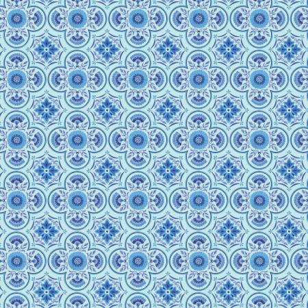 Medallion Tiles Aqua