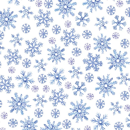 Snowflake Wishes Fat Quarter Bundle 5 Fabrics