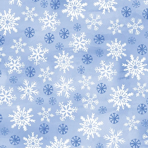 Snowflake Wishes Fat Quarter Bundle 5 Fabrics