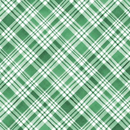 NOVEMBER PREORDER -- Plaid Wishes Green