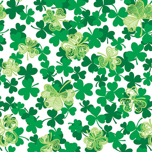 JANUARY PREORDER -- Lucky Clovers White