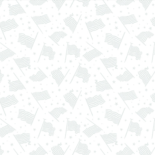 Pre Order Ships July Star Spangled Whites Fat Quarter Bundle 16 Fabrics