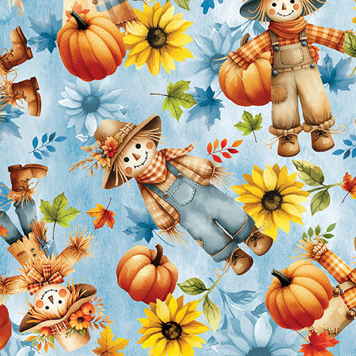 APRIL PREORDER -- Scarecrow Buddies Light Blue