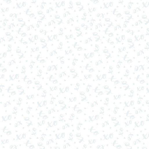 JANUARY PREORDER -- Hugs & Kisses White On White