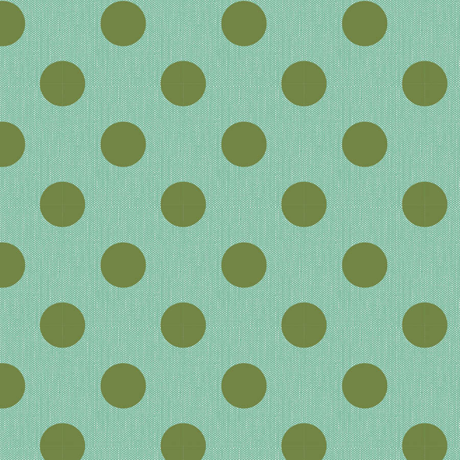 OCTOBER PREORDER -- Tilda Chambray Dots in Teal Green