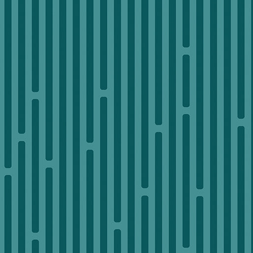 Stripy Medium Teal