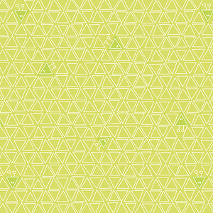 Robo Boogie By Sugaridoo Quilt Studio By The 1/2 Yard Triangles Light Lime
