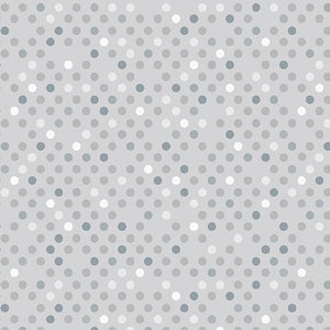 Dazzle Dot 2 By Christa Watson By The 1/2 Yard Confetti Drop Grey