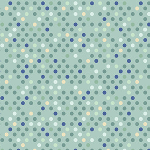 Dazzle Dot 2 By Christa Watson By The 1/2 Yard Confetti Drop Mint