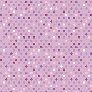 Dazzle Dot 2 By Christa Watson By The 1/2 Yard Confetti Drop Lavender