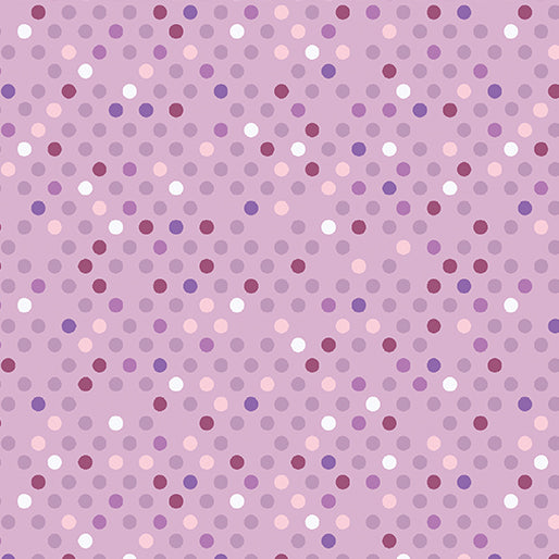 Dazzle Dot 2 By Christa Watson By The 1/2 Yard Confetti Drop Lavender