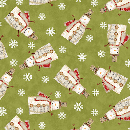 Musical Snowman Green