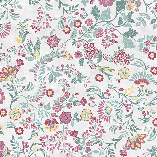Pre Order Ships In September Chalk Barn By Shannon Roberts For Benartex By The 1/2 Yard Chalk Paint Floral Rose Chalk Paint Floral Rose