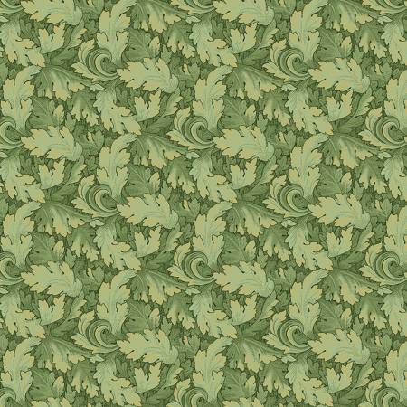 Twirling Leaves Pine Metallic