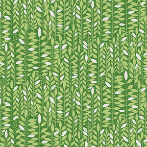 Blooming Color By WOLFF PAPER By Benartex By The 1/2 Yard Kali Green