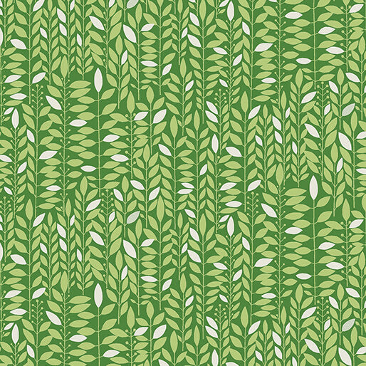 Pre Order Ships In July Blooming Color By WOLFF PAPER By Benartex By The 1/2 Yard Kali Green