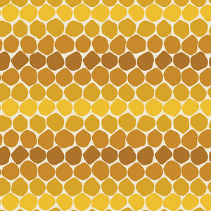 Benartex Bee Haven By Rachel Rossi By The 1/2 Yard Honeycomb Gold