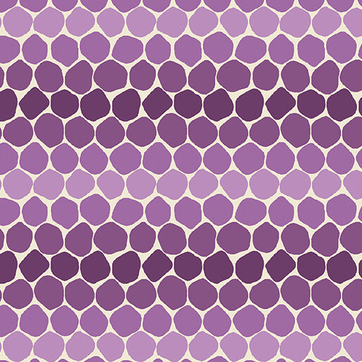 Benartex Bee Haven By Rachel Rossi By The 1/2 Yard Honeycomb Plum