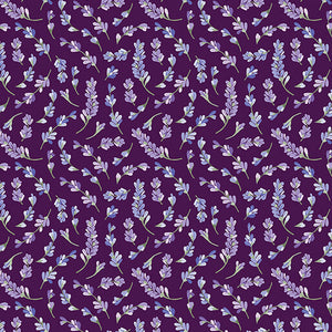 Pre Order Ships in September Benartex Bee Haven By Rachel Rossi By The 1/2 Yard Lavendula Dark Plum