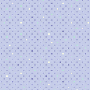 Dazzle Dot 2 By Christa Watson By The 1/2 Yard Dazzling Squares Light Periwinkle