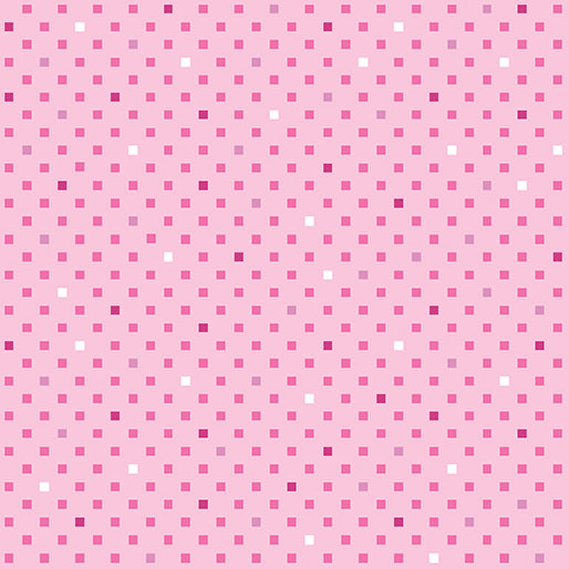 Dazzle Dot 2 By Christa Watson By The 1/2 Yard Dazzling Squares Rose